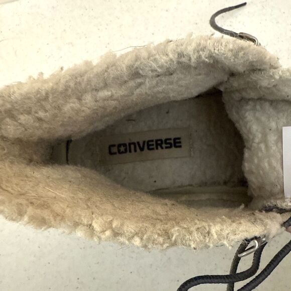 Converse Chuck Taylor City Hiker Black Shearling Hi Top Leather Men’s Size 11 - Picture 14 of 15